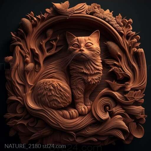 Nature and animals (st Cat 4, NATURE_2180) 3D models for cnc